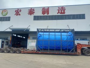 湖南宏泰承接的加拿大公司2臺套二氧化碳爐外減排高壓反應(yīng)器催化劑籃設(shè)備順利交付